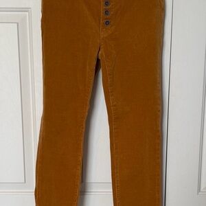 Anthropologie Tan Button-Fly Pants